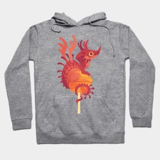 Dragonpop alebrije cherry orange Hoodie